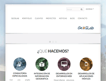 Tablet Screenshot of geoslab.com